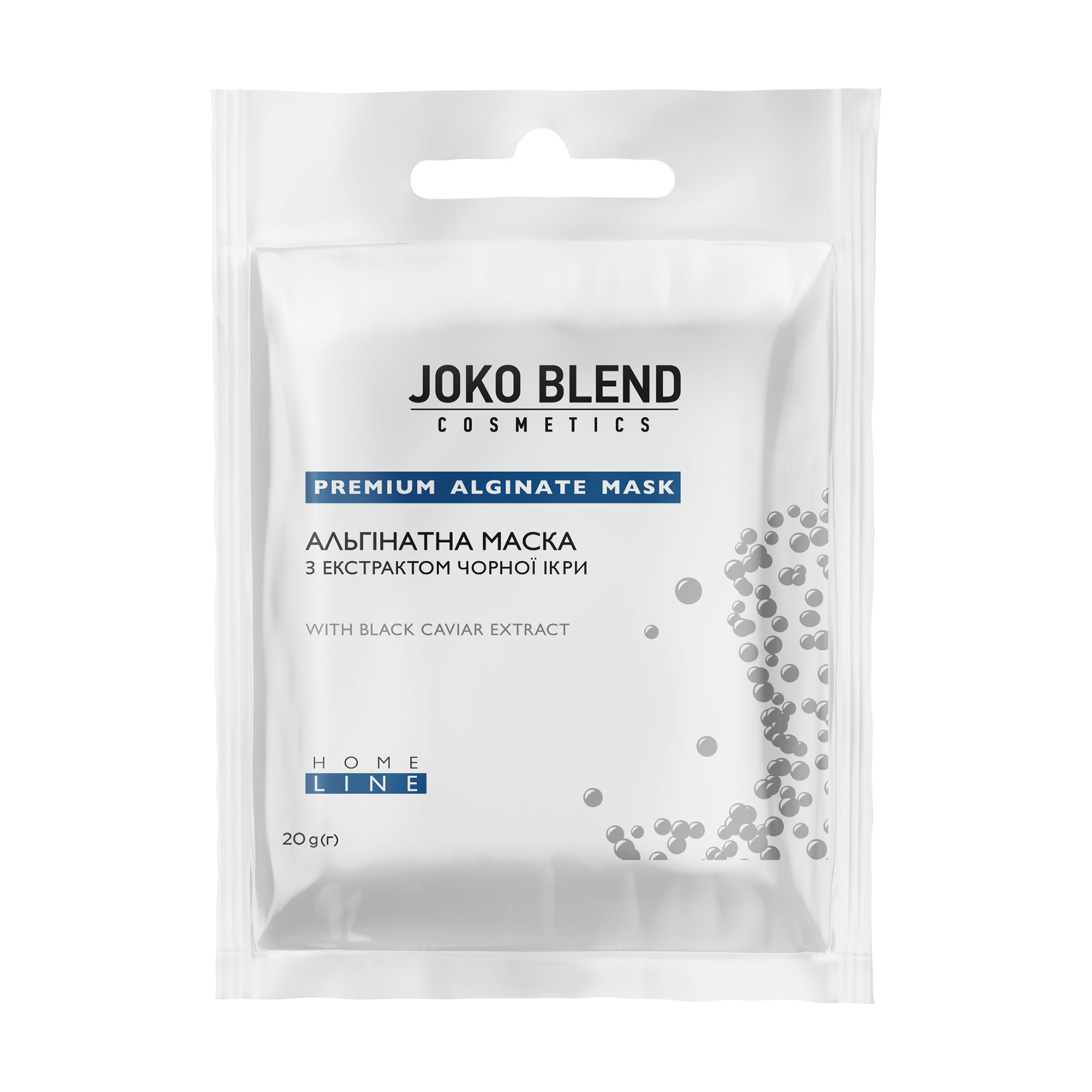 Альгінатна маска для обличчя Joko Blend Premium Alginate Mask з екстрактом чорної ікри, 20 г