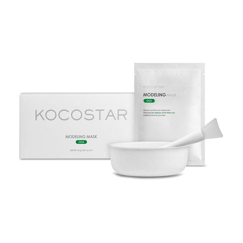 Альгінатна маска для обличчя Kocostar Modeling Mask з центелою, 5 шт*23 г